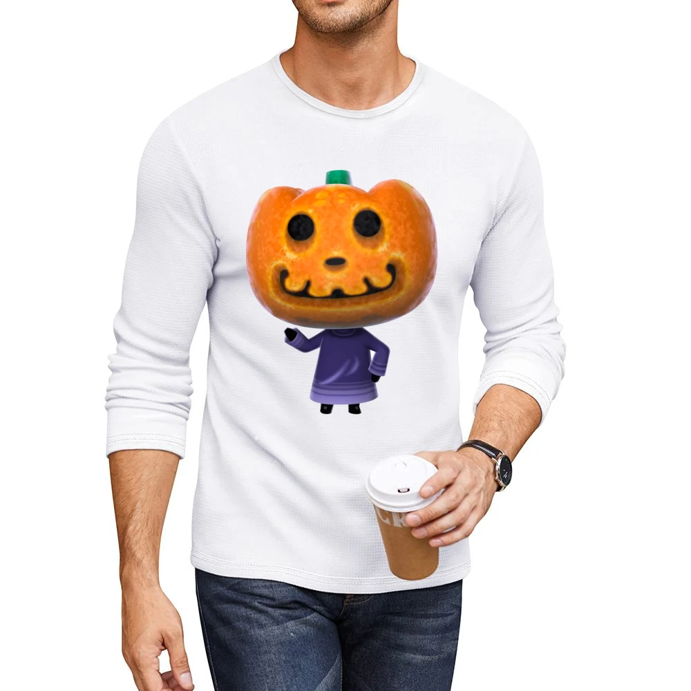 Jack From Animal Crossing Nintendo Character Video Game Men CrewNeck Long Sleeve T-Shirt
