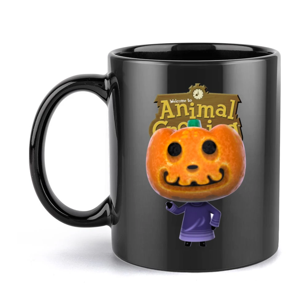 Jack From Animal Crossing Nintendo Video Game Fan Black Mug