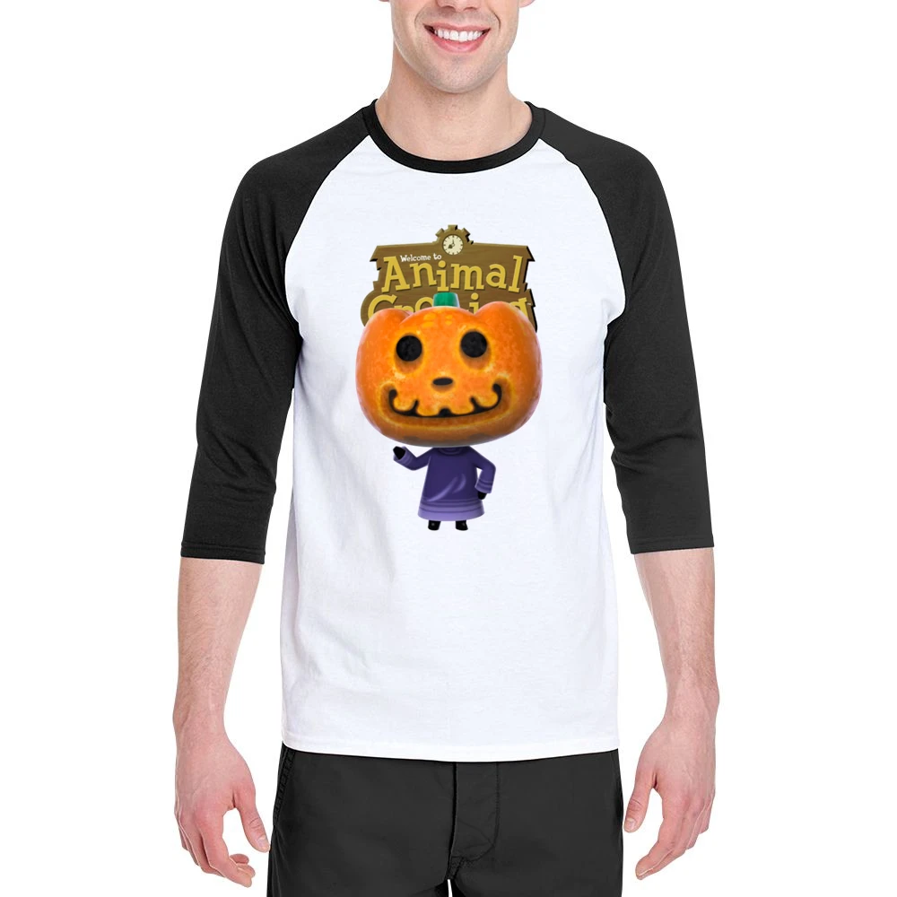 Jack From Animal Crossing Nintendo Video Game Fan Men 3/4 Sleeve T-Shirt