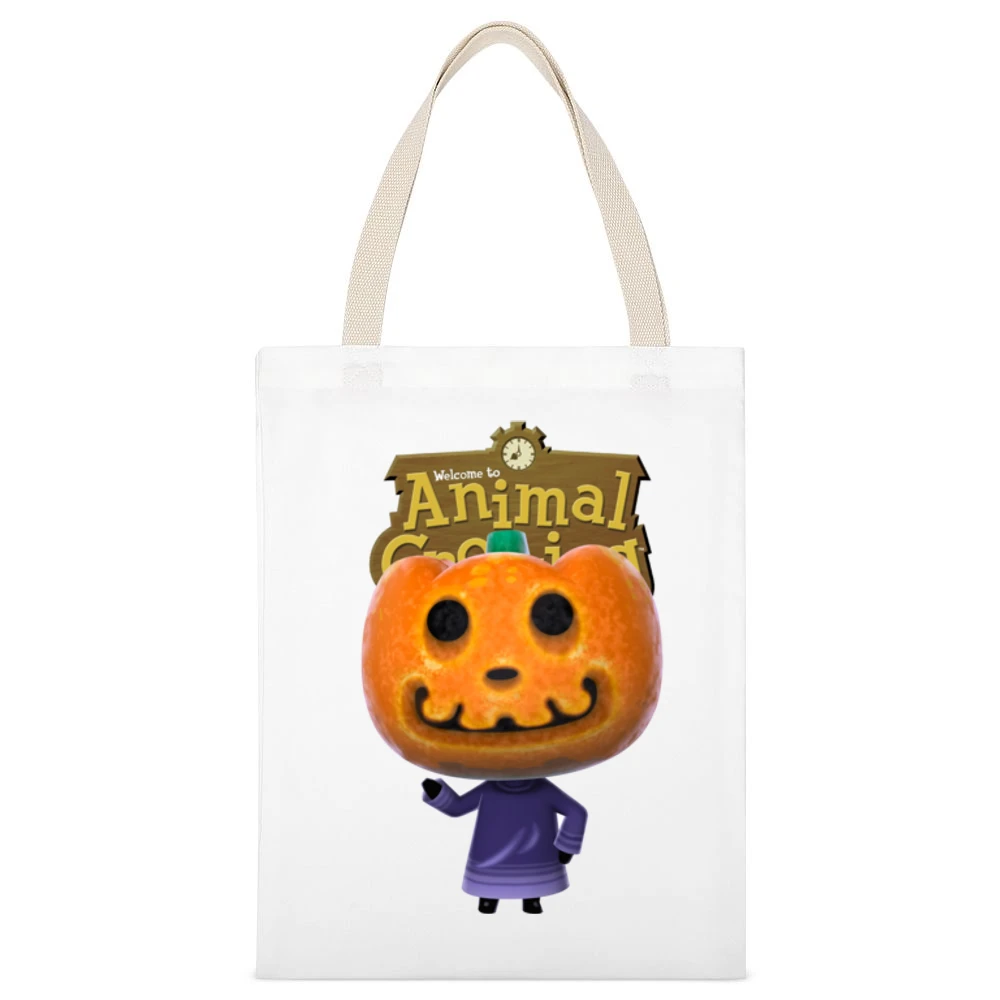 Jack From Animal Crossing Nintendo Video Game Fan White Canvas Tote Shopping Bag