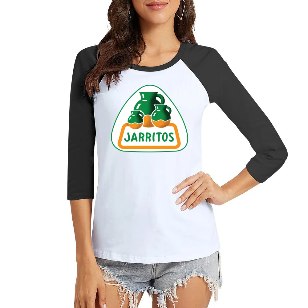 Jarritos Mexican Soft Drink Costume Women Ladies 3-4 Sleeve T-Shirt