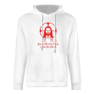 Jesus Hates Vick And So Do I European Size Men Hoodie