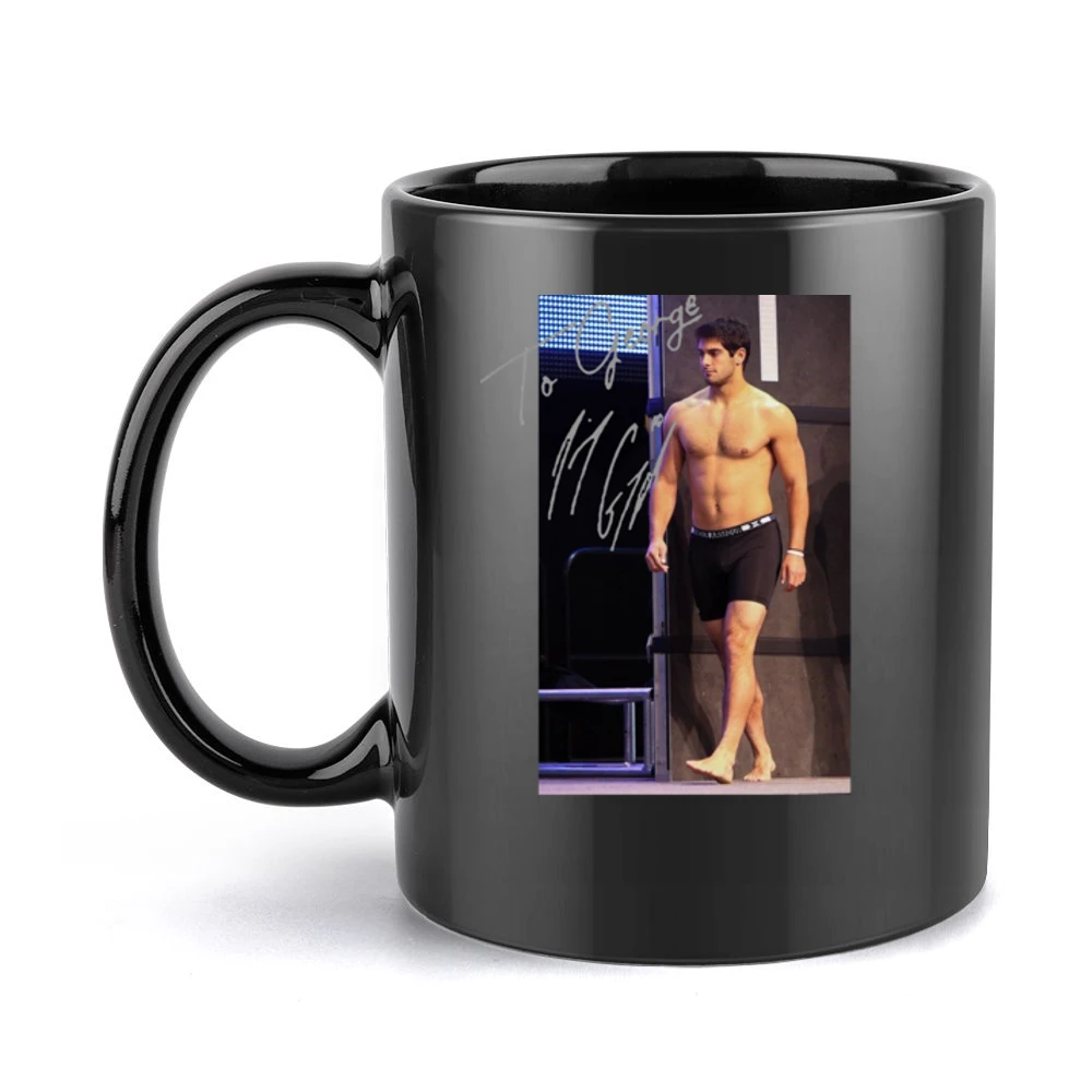 Jimmy Garoppolo Topless George Kittel Autographed San Francisco Funny Black Mug