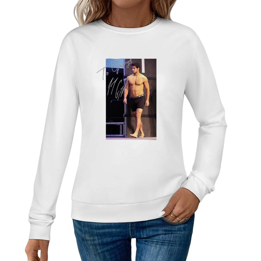 Jimmy Garoppolo Topless George Kittel Autographed San Francisco Funny Women Pullover Sweatshirt