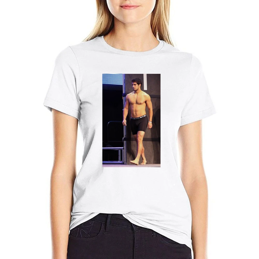 Jimmy Garoppolo Topless George Kittel San Francisco Funny Football T S US Size Women Ladies T-shirt