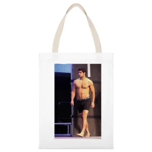 Jimmy Garoppolo Topless George Kittel San Francisco Funny Football T S White Canvas Tote Shopping Bag