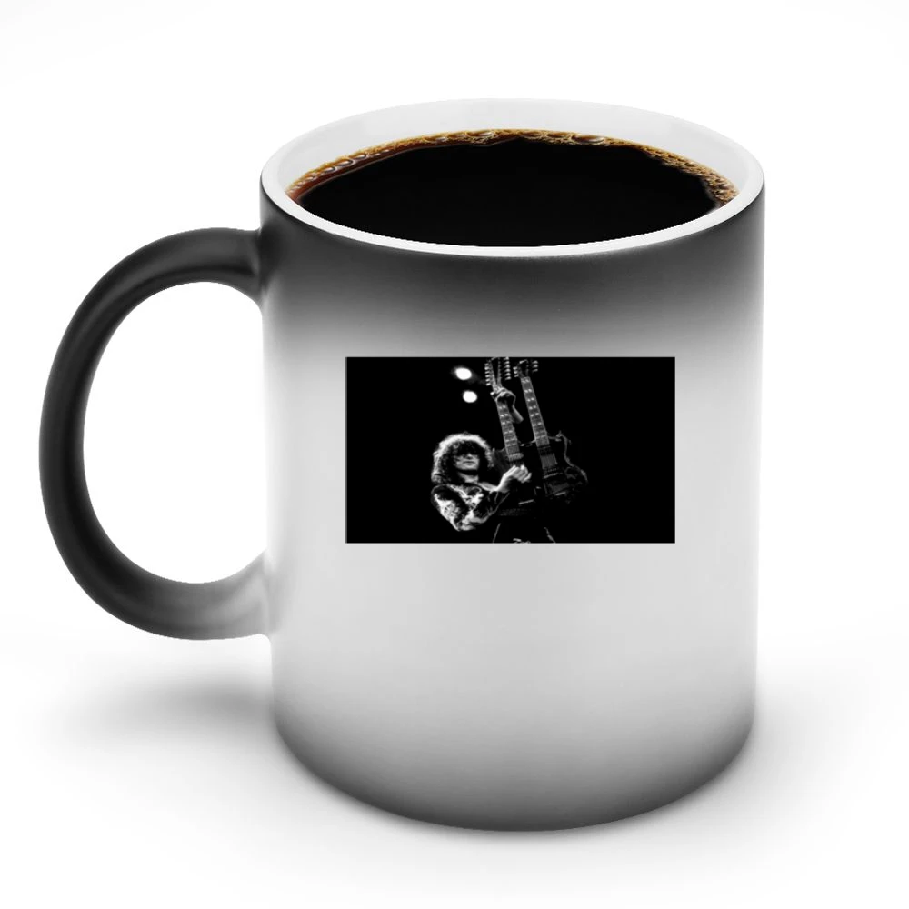Jimmy Page Guitar Tshirt (All Colors Available) Discoloration Mug