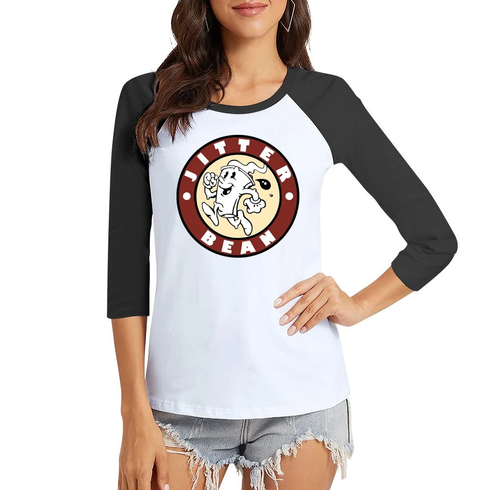 Jitter Bean Coffee As Seen On The Boys Tv Show Funny Women Ladies 3-4 Sleeve T-Shirt