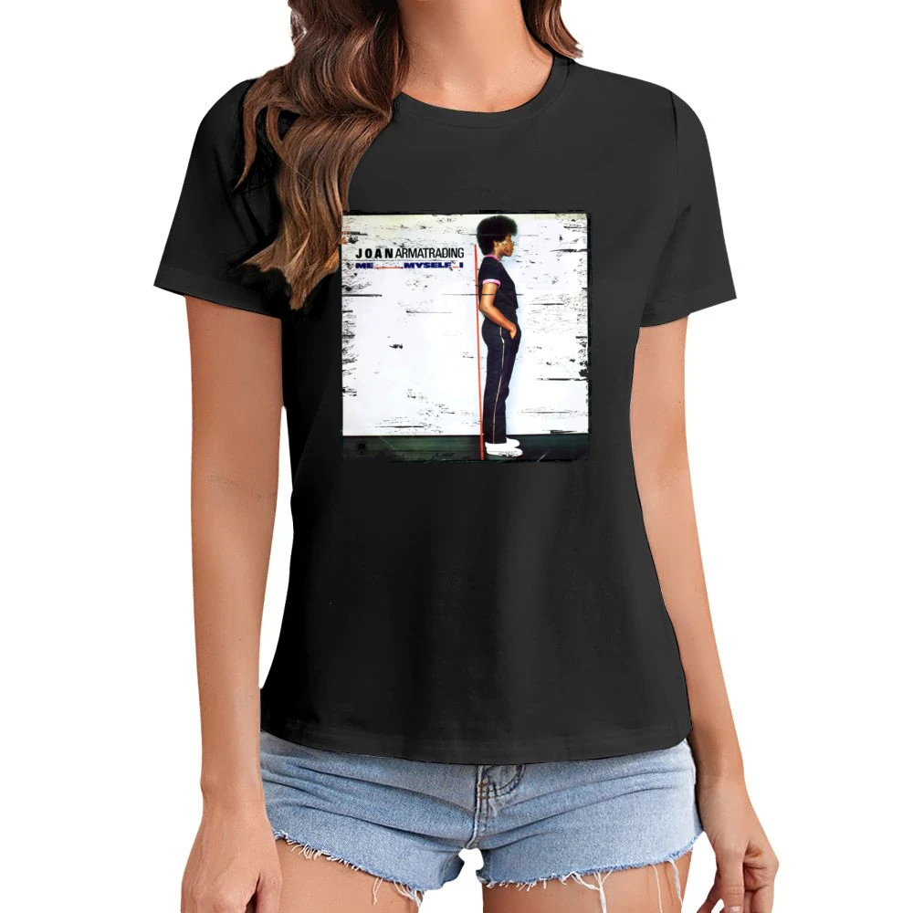 Joan Armatrading Joan Armatrading Album Cover Distressed Image Asian Size Women Ladies T-shirt
