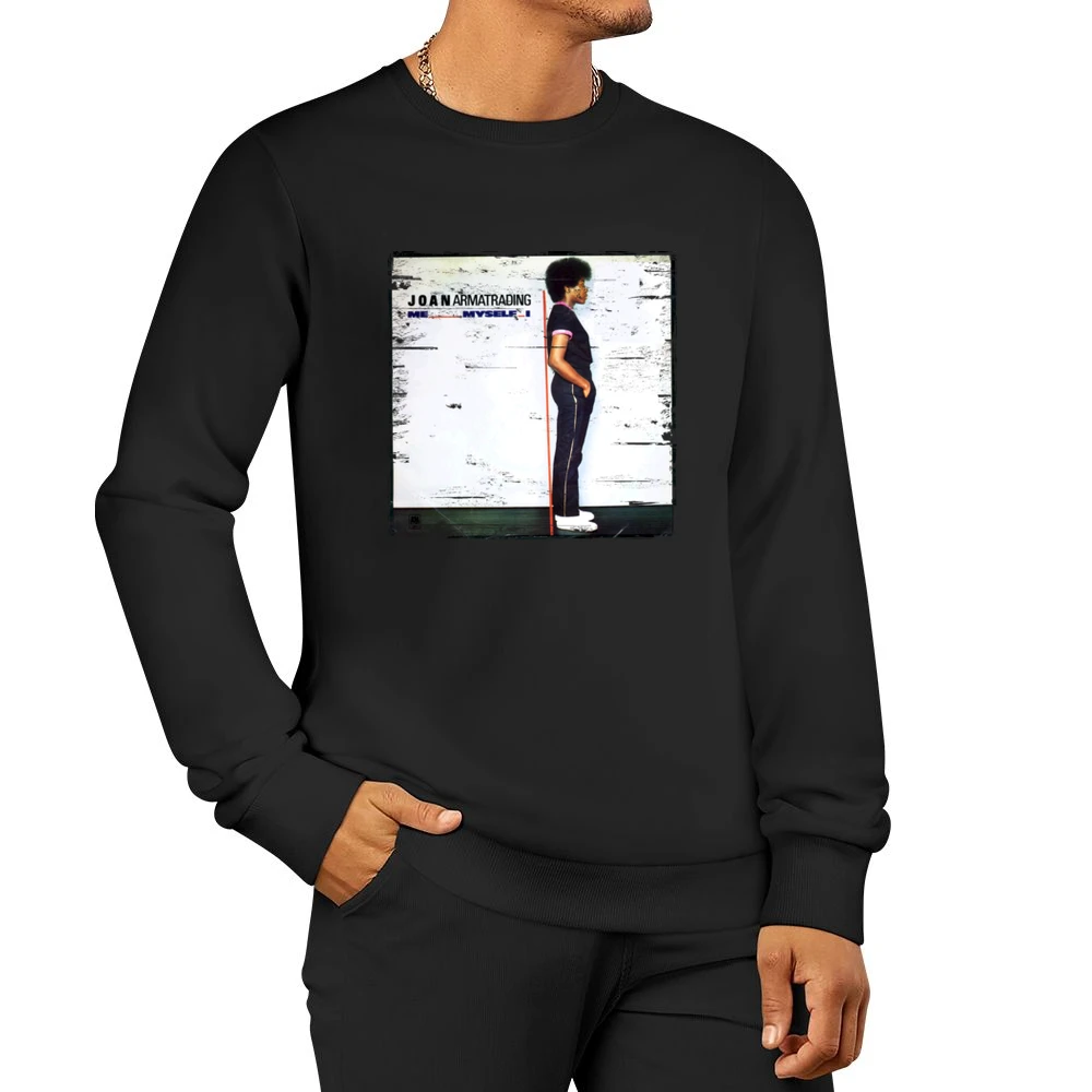 Joan Armatrading Joan Armatrading Album Cover Distressed Image Men Pullover Sweatshirt