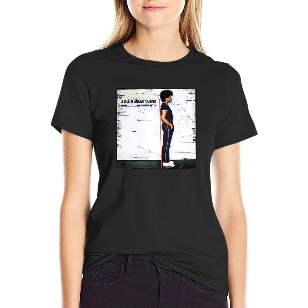 Joan Armatrading Joan Armatrading Album Cover Distressed Image US Size Women Ladies T-shirt