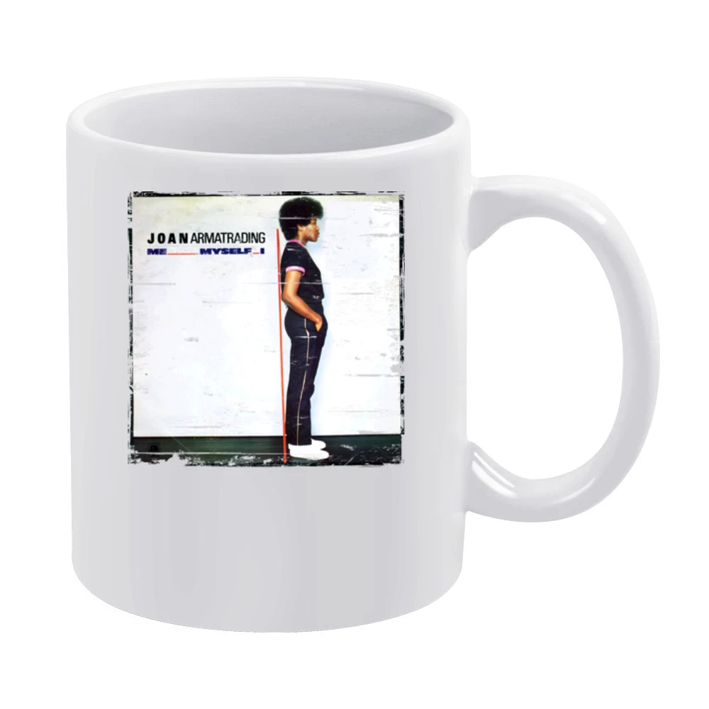 Joan Armatrading Joan Armatrading Album Cover Distressed Image White Mug