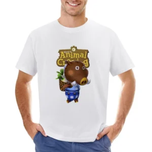 Joan From Animal Crossing Nintendo Video Game Asian Size Men T-Shirt