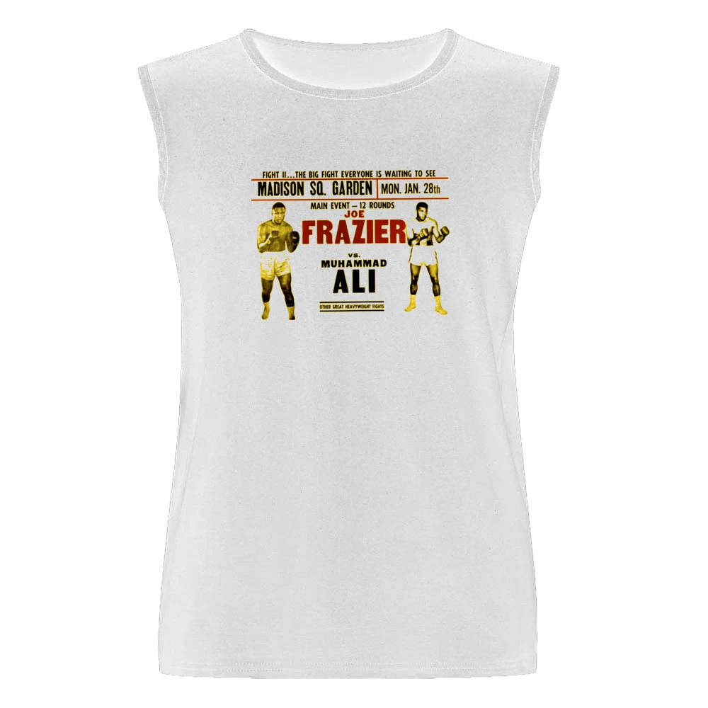 Joe Frazier Vs Muhammad Ali II 1974 Men Sleeveless T-Shirt