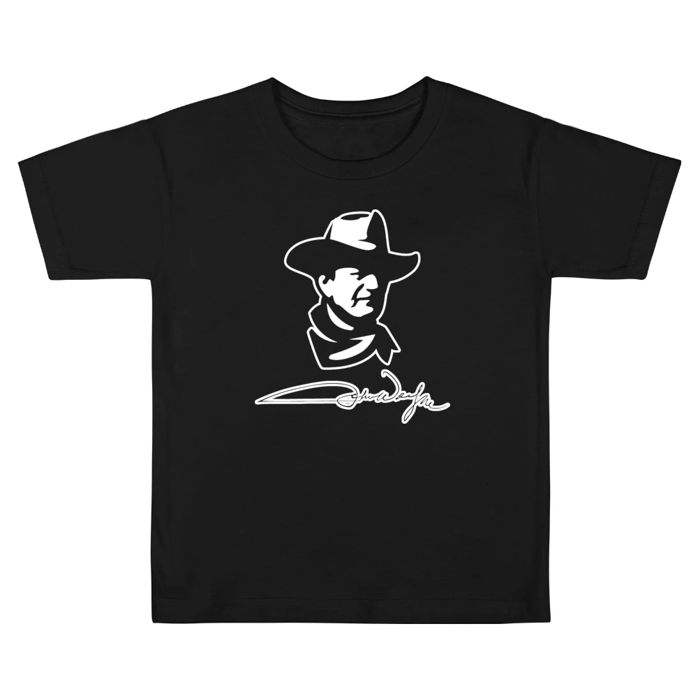 John Wayne Western Kids Boys Girls T-Shirt