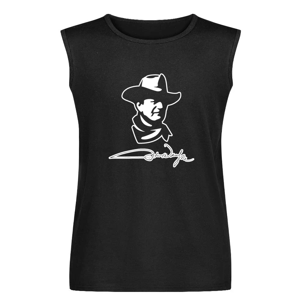 John Wayne Western Men Sleeveless T-Shirt