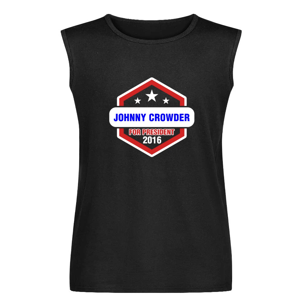 Johnny Crowder For President 2016 Justified TV Show Men Sleeveless T-Shirt