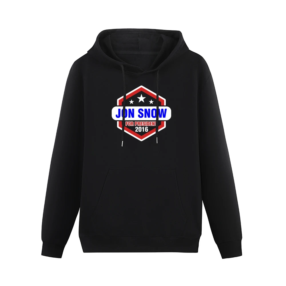 Jon Snow For President 2016 Game of Thrones TV Show Men Hoodie With Pocket