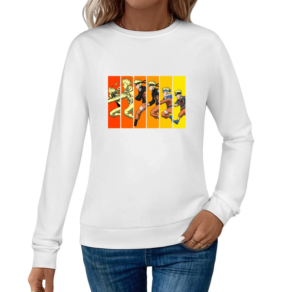 Journey of the Uzumaki Naruto leaf shinobi ninja konoha gakure anime m Women Pullover Sweatshirt