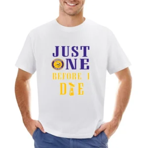 Just One Before I Die Minnesota Football Team Asian Size Men T-Shirt
