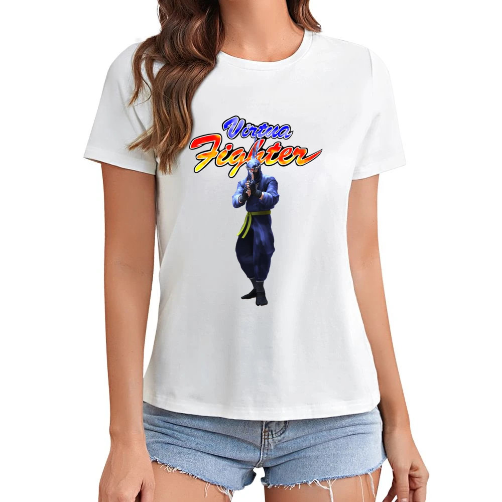 Kage Maru Virtua Fighter Arcade Fighting Retro Video Game Character Fa Asian Size Women Ladies T-shirt