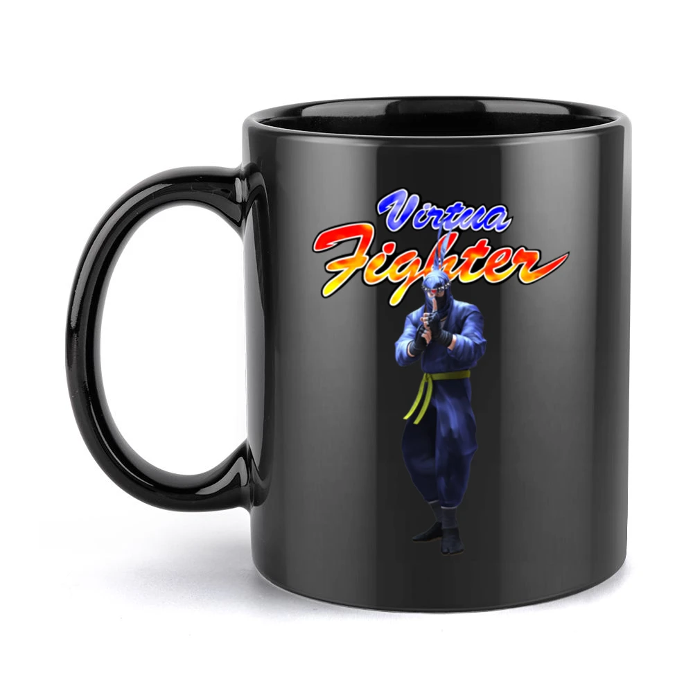 Kage Maru Virtua Fighter Arcade Fighting Retro Video Game Character Fa Black Mug