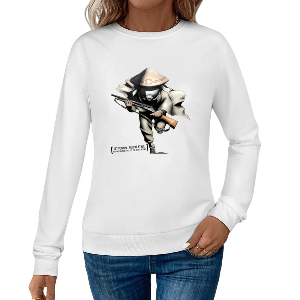 Kanta Mizuno Get punked Desert Style Devil Desert Punk anime manga T S Women Pullover Sweatshirt