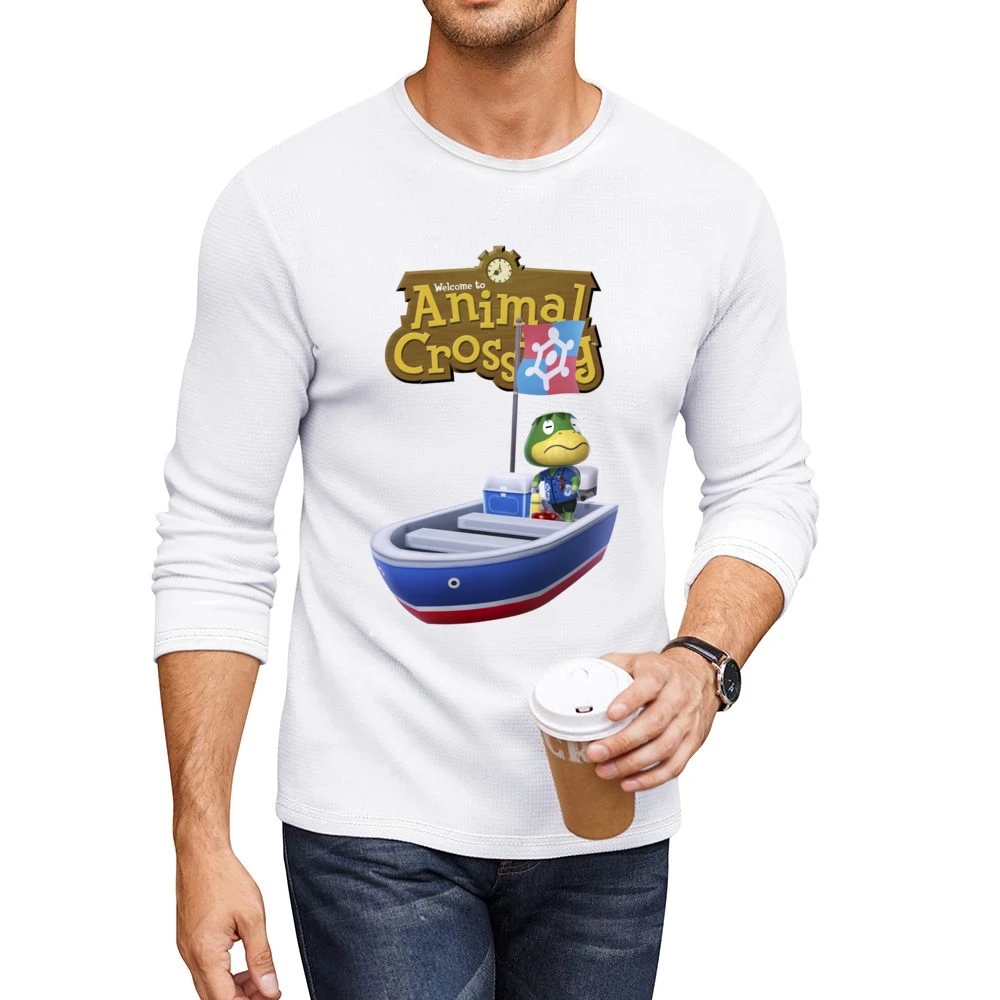 Kapp'n Boat From Animal Crossing Nintendo Video Game Fan Men CrewNeck Long Sleeve T-Shirt