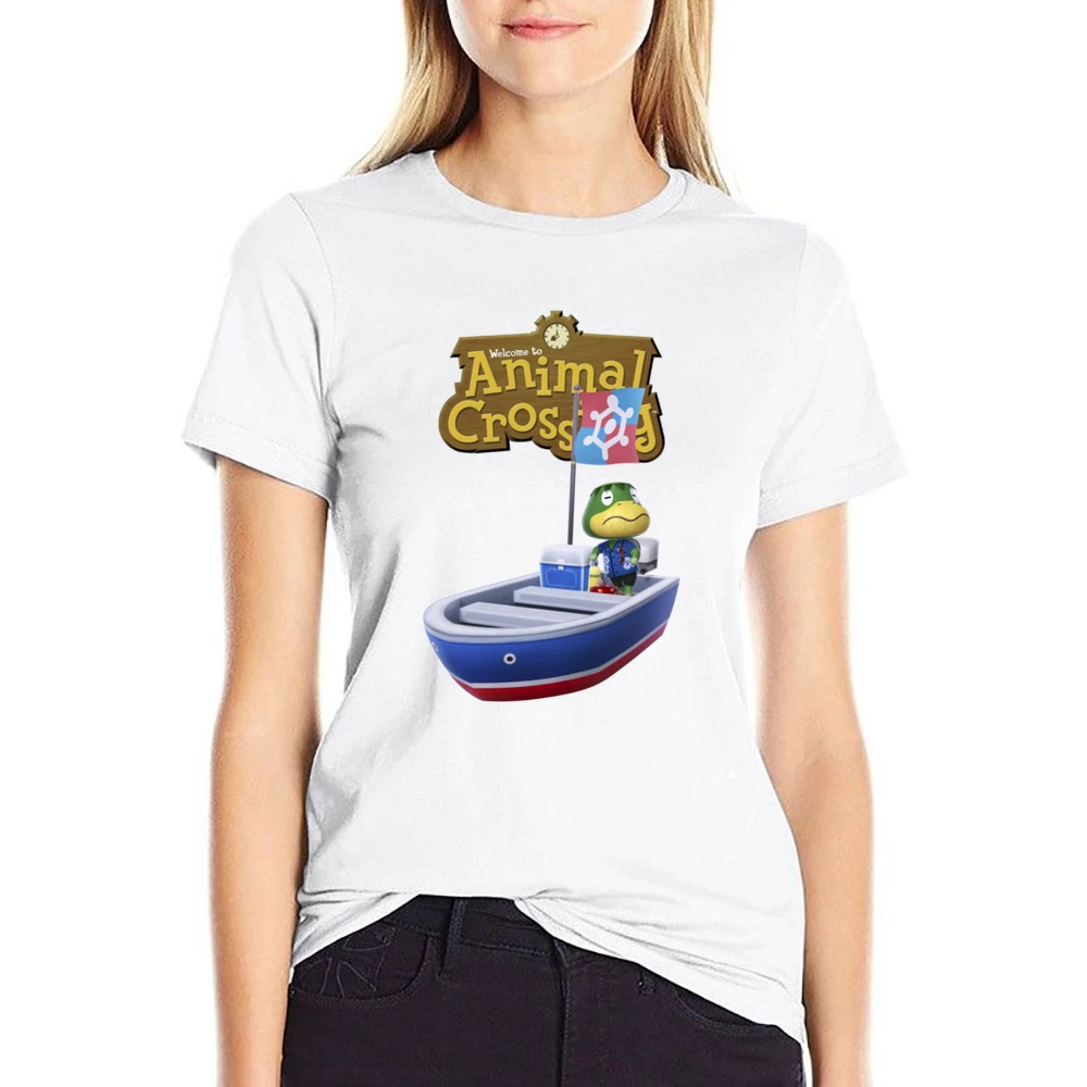 Kapp'n Boat From Animal Crossing Nintendo Video Game Fan US Size Women Ladies T-shirt