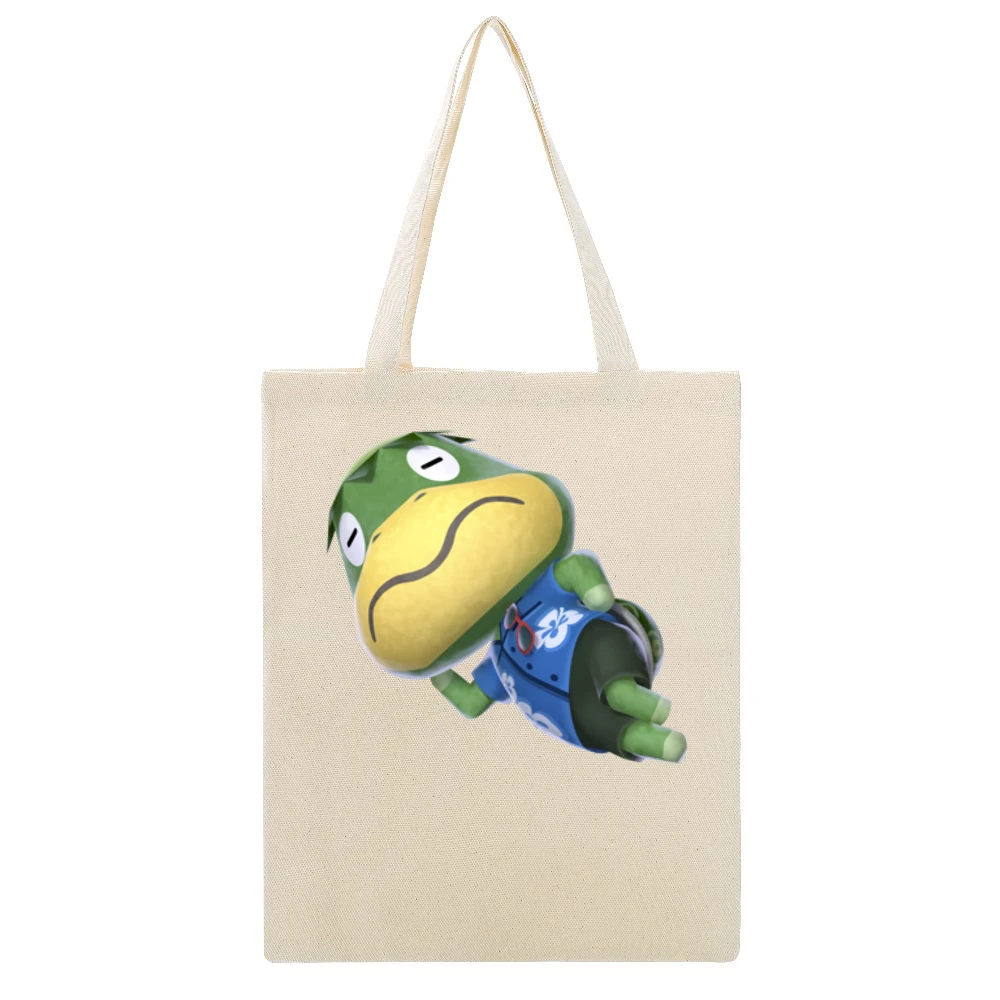 Kapp'n From Animal Crossing Nintendo Character Video Game Beige Canvas Tote Shopping Bag
