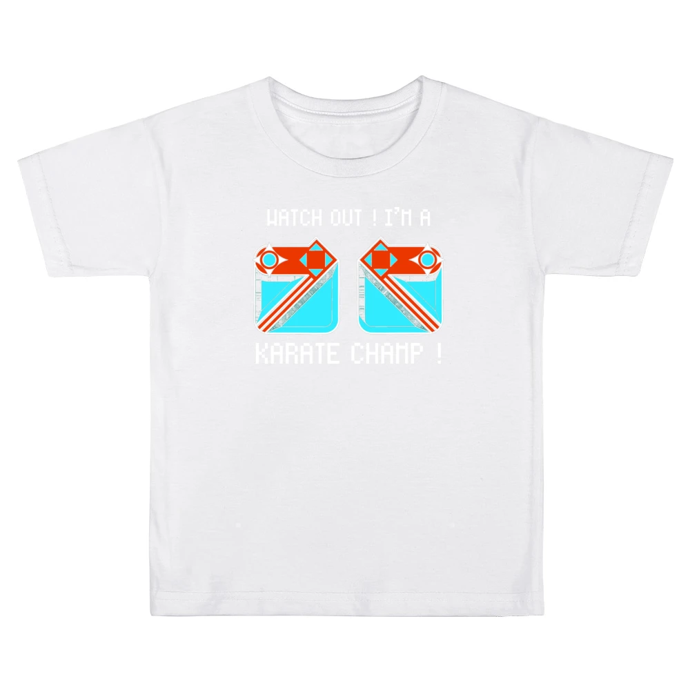 Karate Champ Video Game Retro 80s Kids Boys Girls T-Shirt