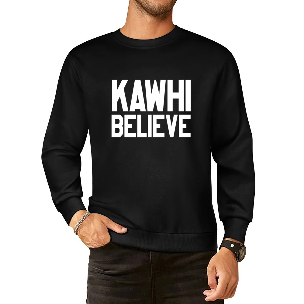 Kawhi Believe San Antonio Basketball European Size Pullover Sweater