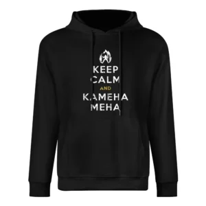 Keep Calm and Kamehameha Dragon Ball Z Funny Anime TV Show European Size Men Hoodie