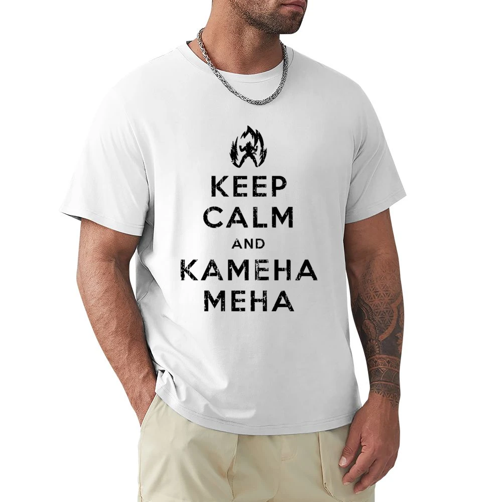 Keep Calm and Kamehameha Dragon Ball Z Funny Anime TV Show Premium Men T-shirt