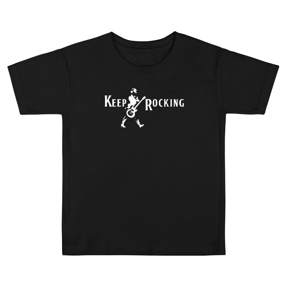 Keep Rocking Fun Parody Rock N Roll Walker Alcohol Party Graphic Tee S Kids Boys Girls T-Shirt