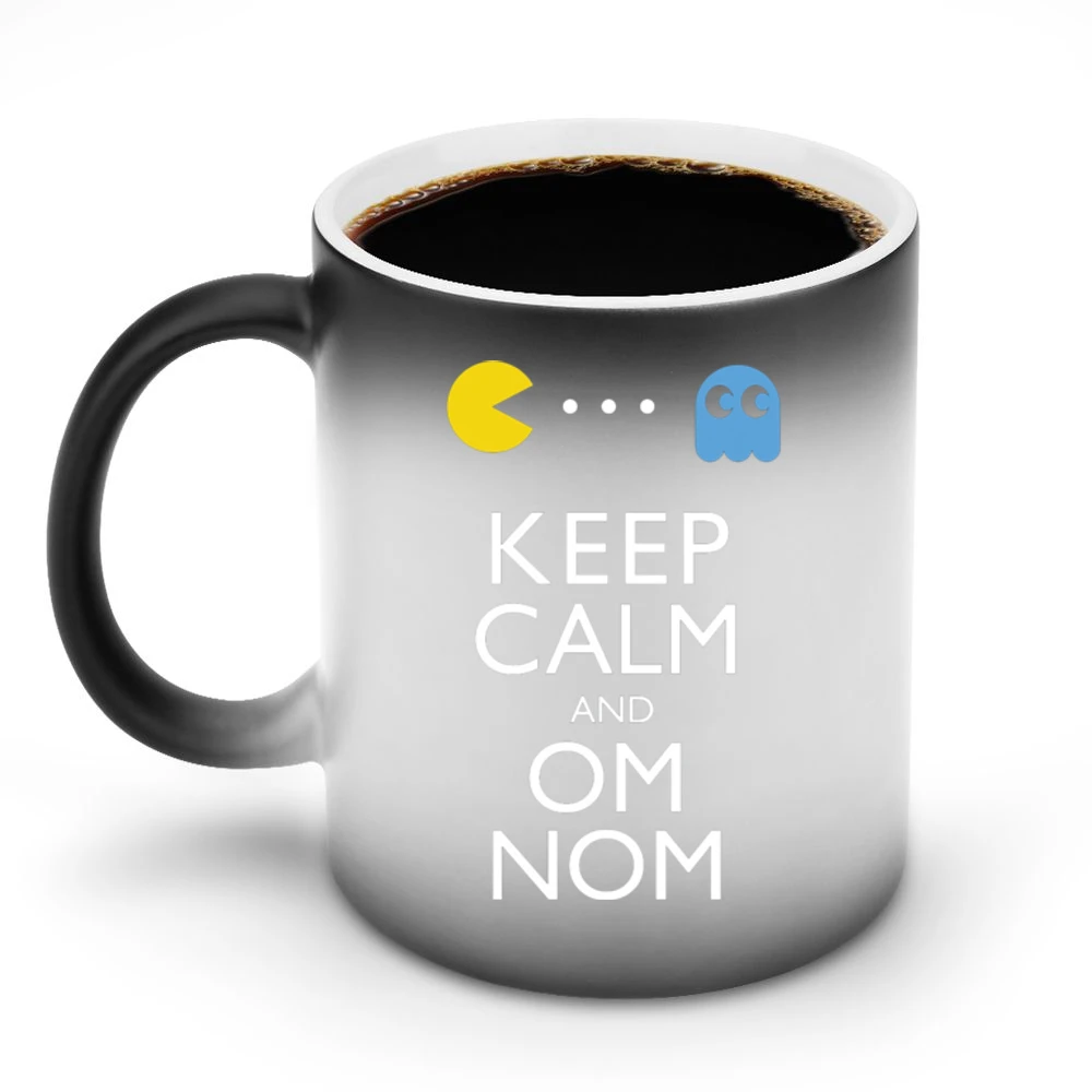 Keep calm and Om Nom Discoloration Mug