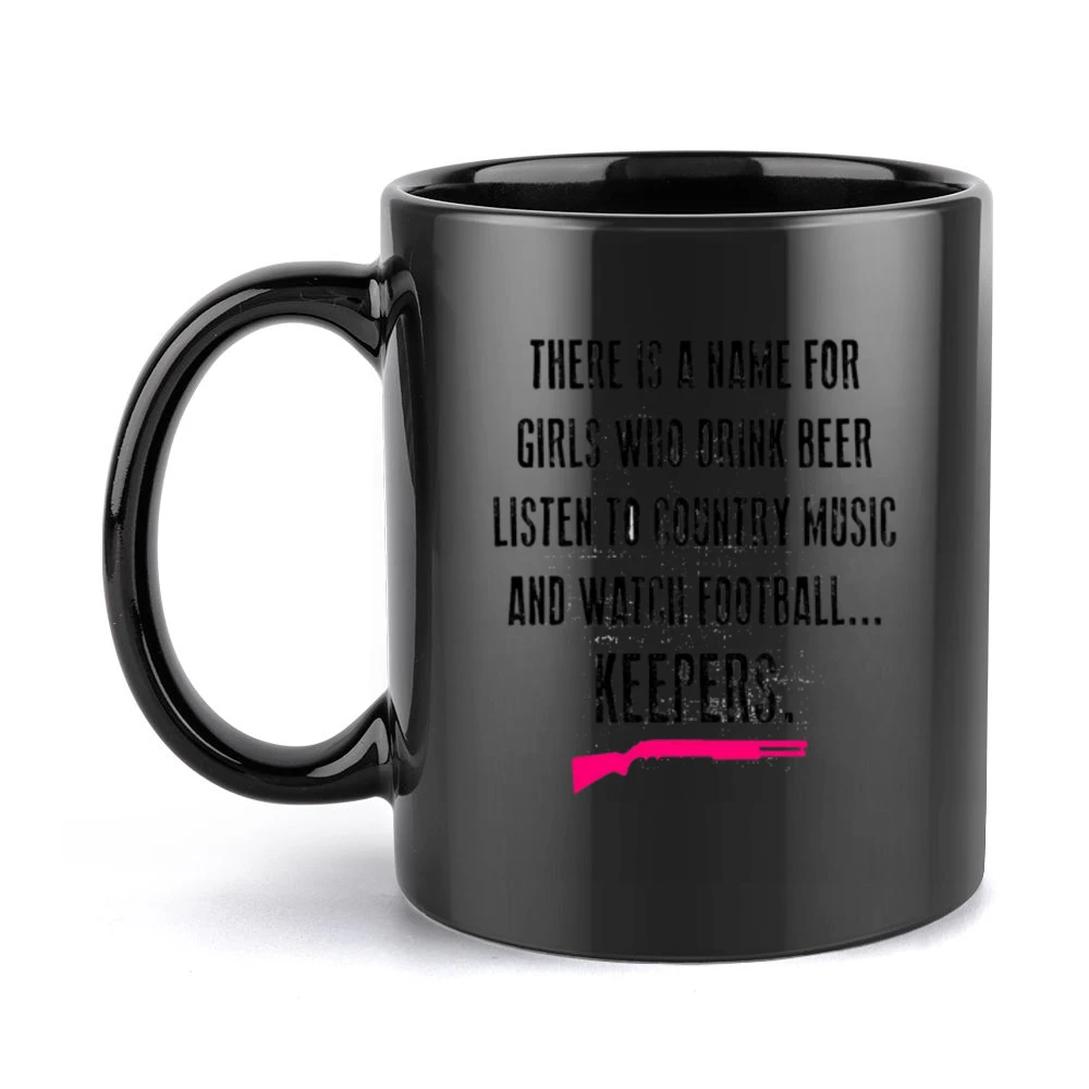 Keepers Tshirt Black Mug