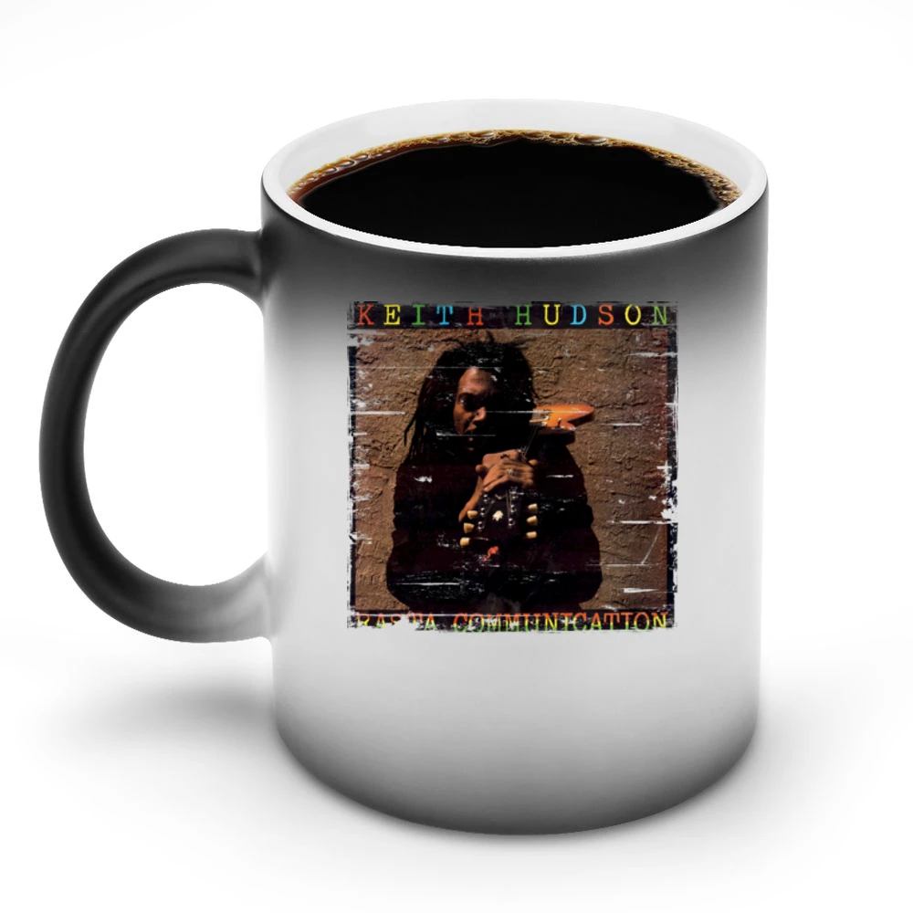 Keith Hudson Rasta Communication Album Cover Distressed Image Discoloration Mug