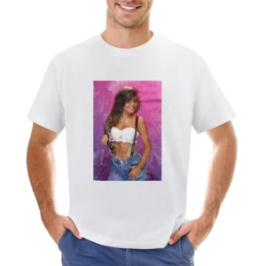 Kelly Kapowski Saved By The Bell Iconic Vintage Style Tv Show Distress Asian Size Men T-Shirt