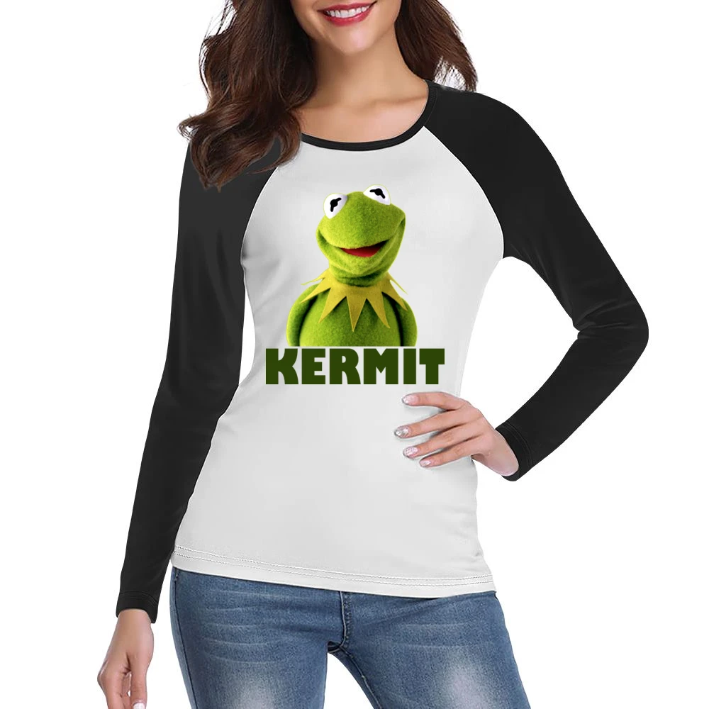 Kermit The Frog Women Ladies Long Sleeve T-Shirt