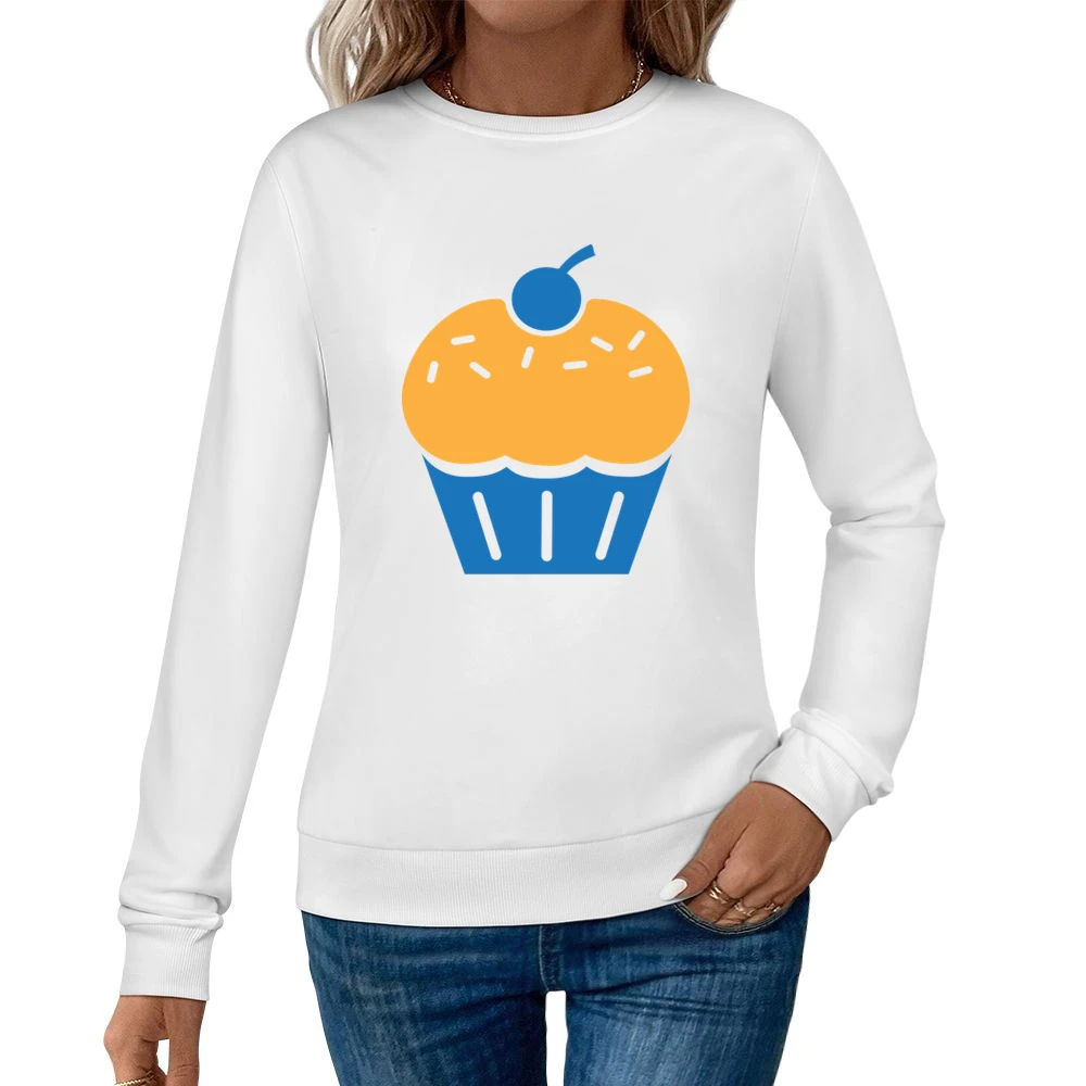 Kevin Durant Cupcake Oklahoma City Basketball Funny Fan Women Pullover Sweatshirt
