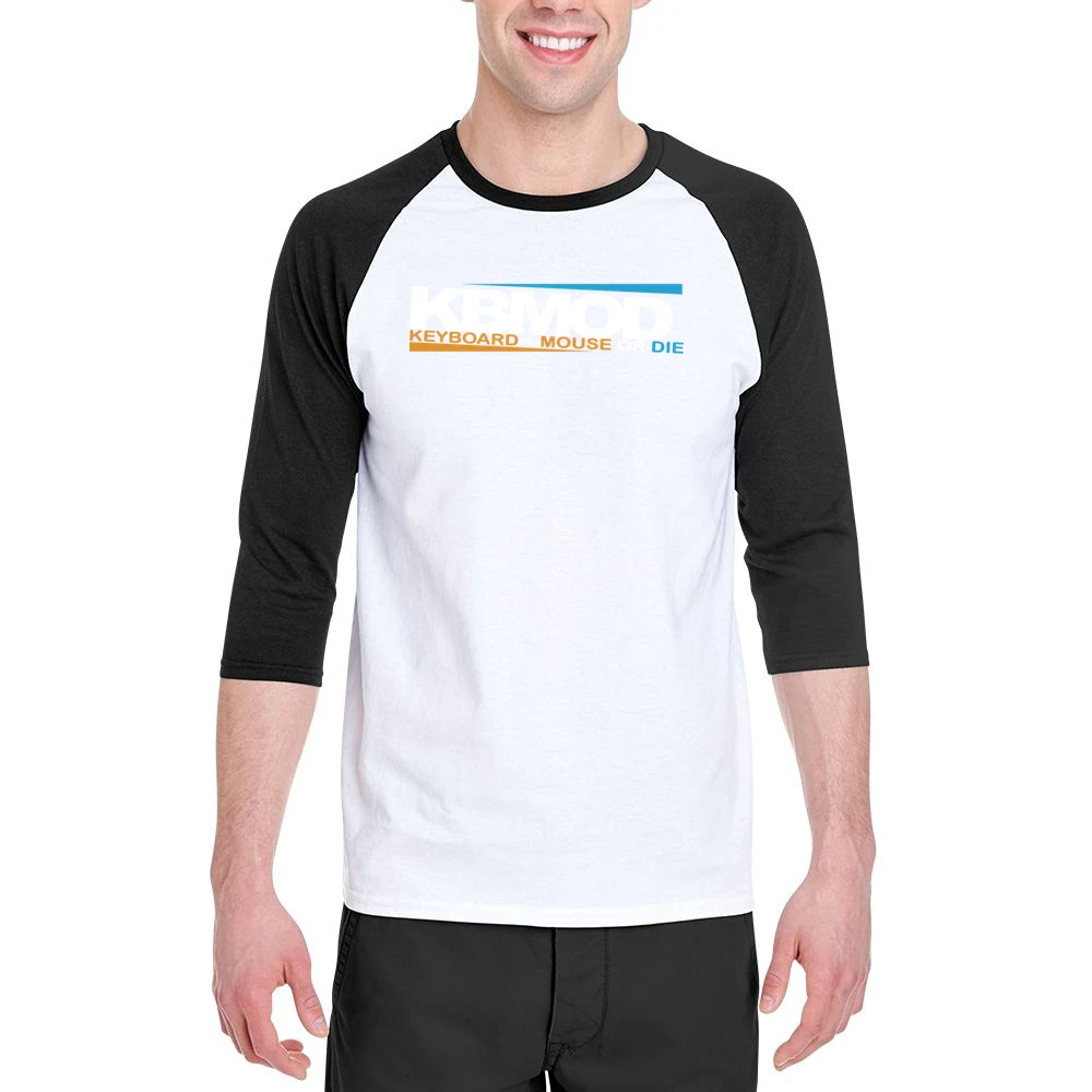 Keyboard and Mouse or Die Men 3/4 Sleeve T-Shirt