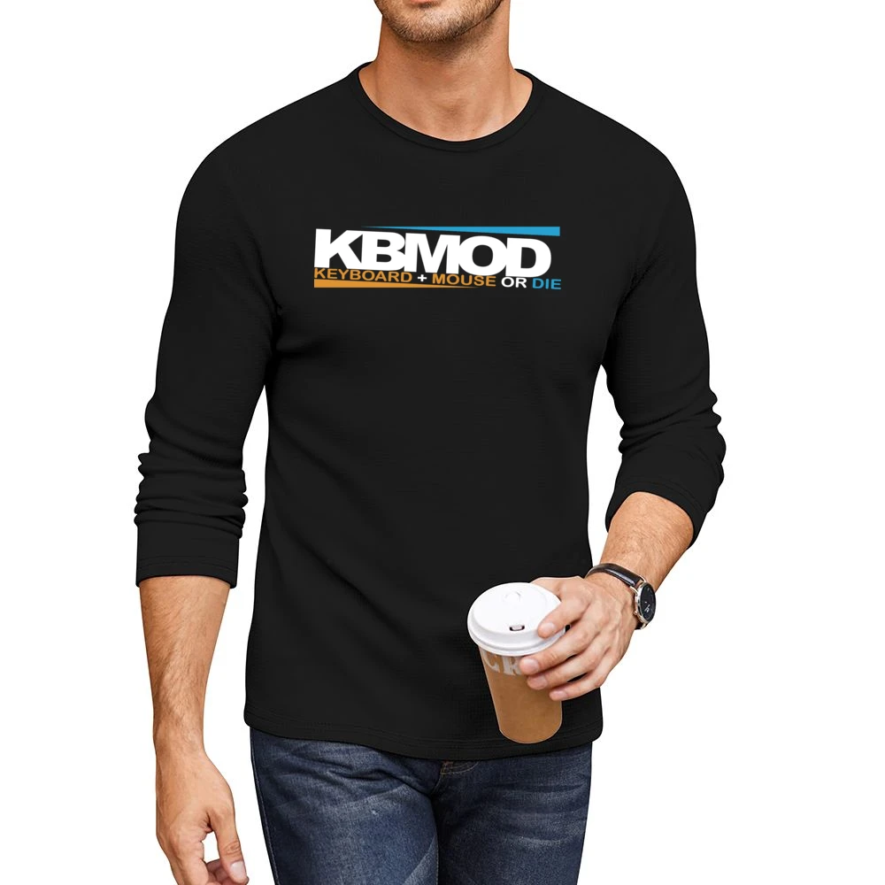 Keyboard and Mouse or Die Men CrewNeck Long Sleeve T-Shirt
