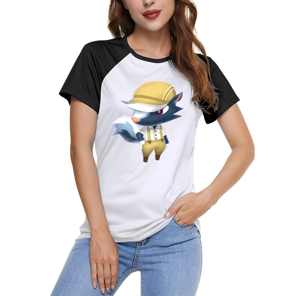Kicks From Animal Crossing Nintendo Character Video Game Women Ladies Short Sleeve T-Shirt