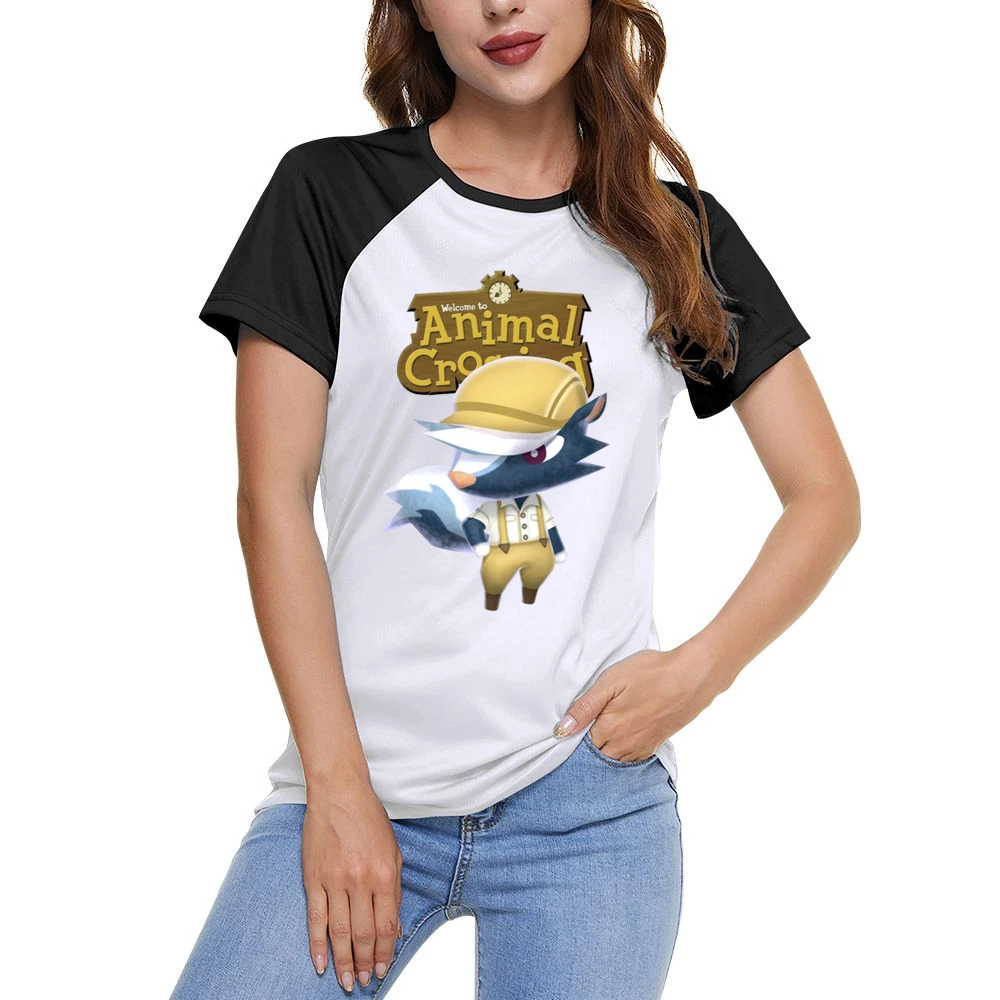 Kicks From Animal Crossing Nintendo Video Game Fan Women Ladies Short Sleeve T-Shirt