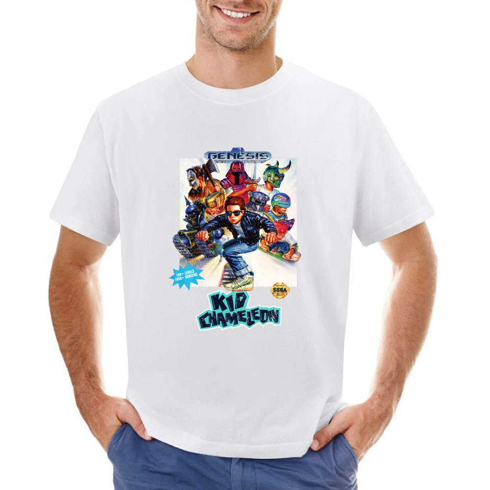 Kid Chameleon Sega Genesis Old School Retro Video Game Fan Distressed Asian Size Men T-Shirt