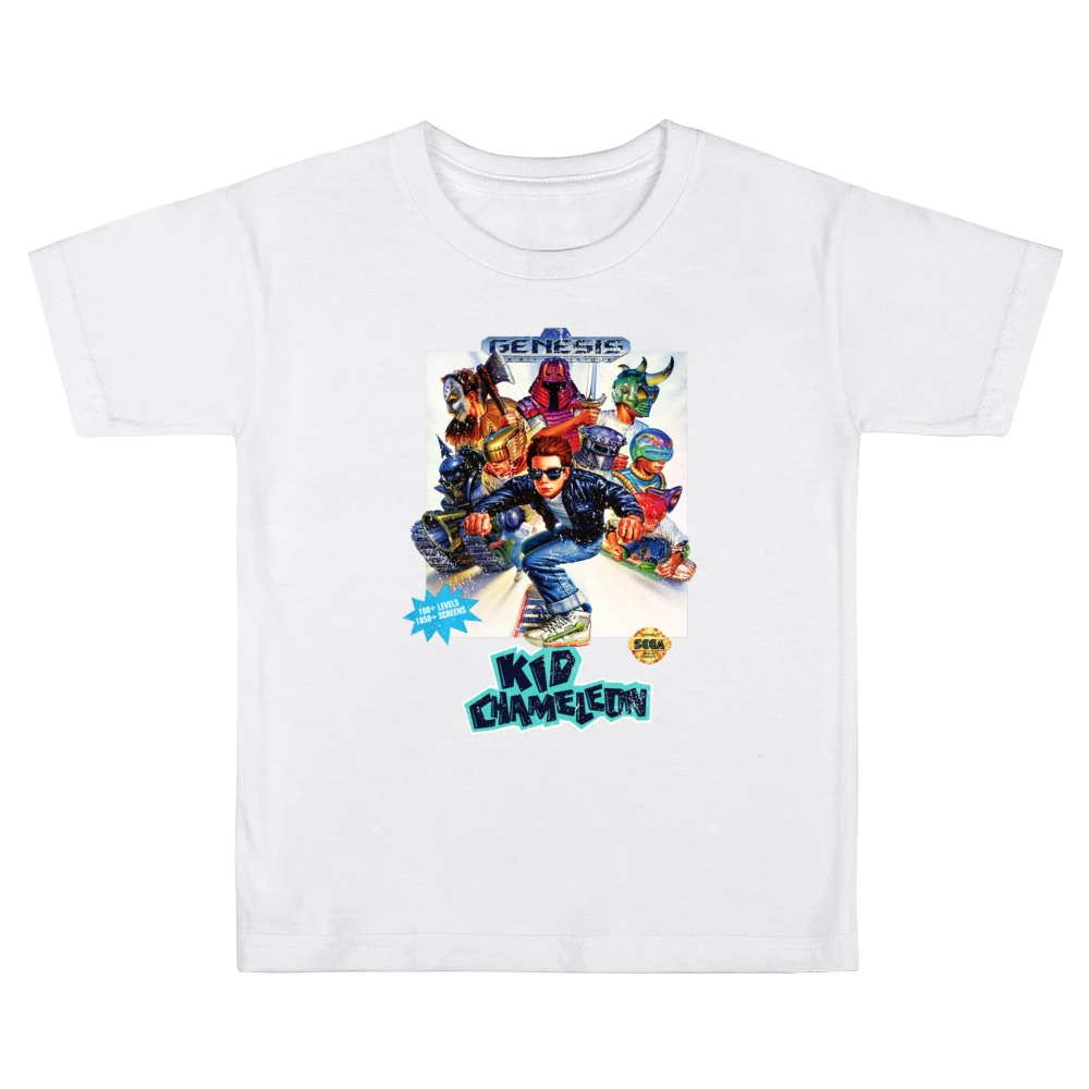 Kid Chameleon Sega Genesis Old School Retro Video Game Fan Distressed Kids Boys Girls T-Shirt