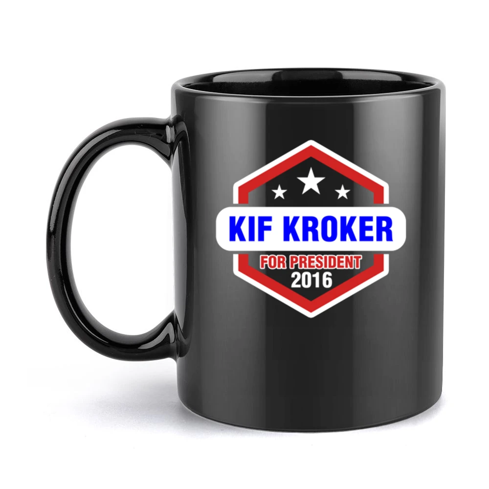 Kif Kroker For President 2016 Futurama TV Show Black Mug