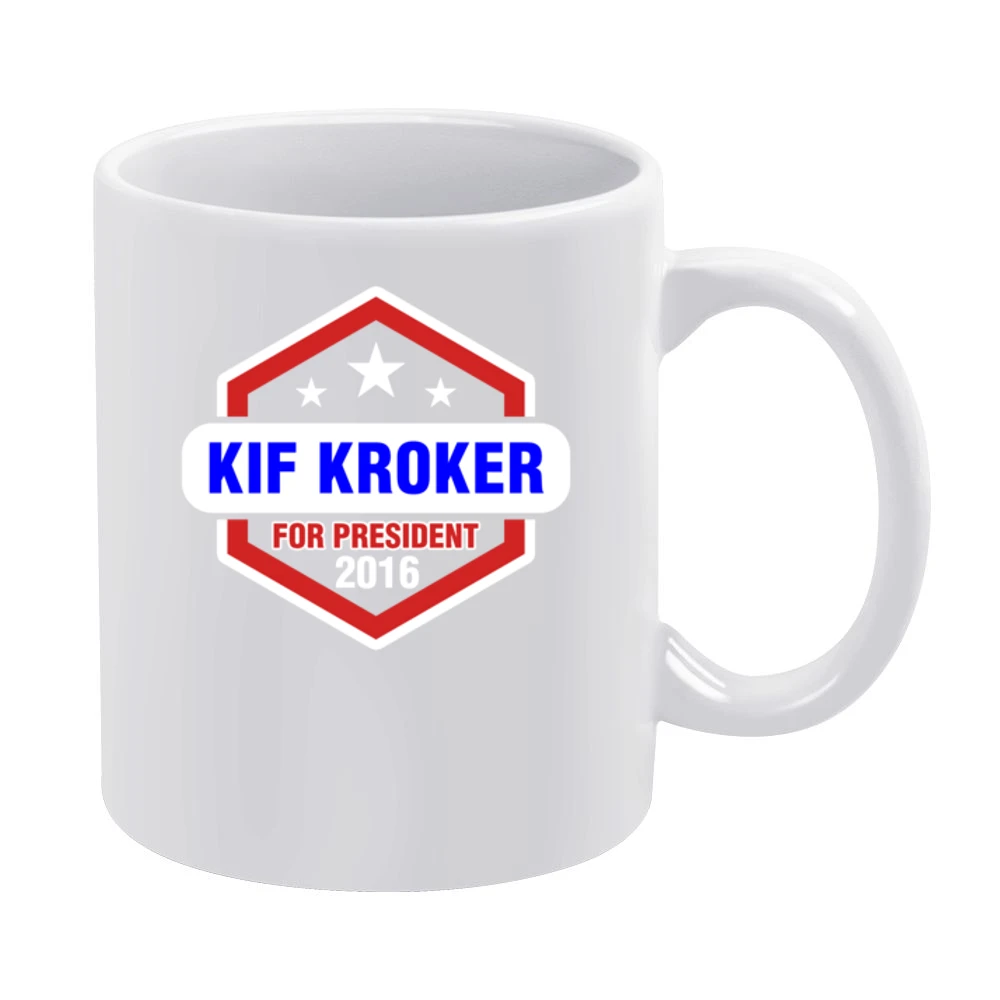 Kif Kroker For President 2016 Futurama TV Show White Mug