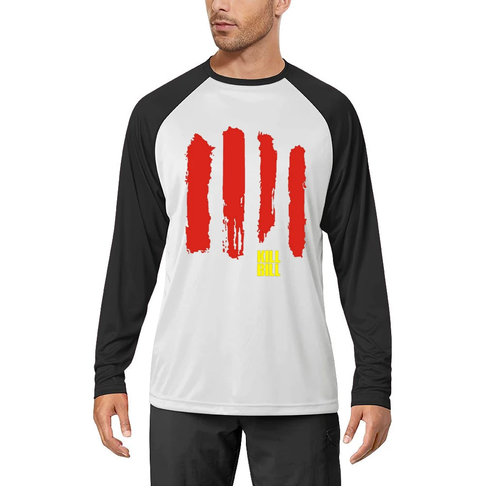 Kill Bill Movies blood Sword Men Long Sleeve T-Shirt